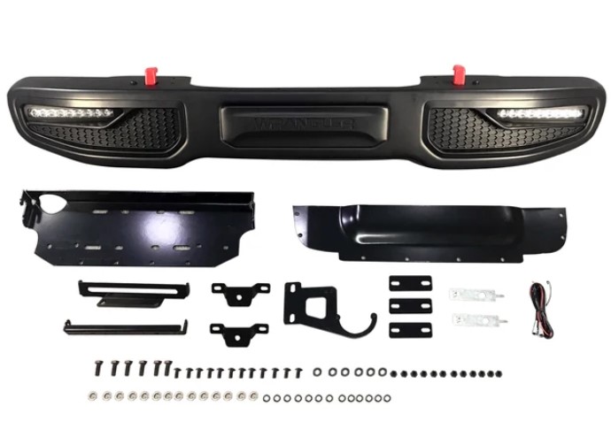 ბამპერი WRANGLER 2007-2017 წინა განათებით